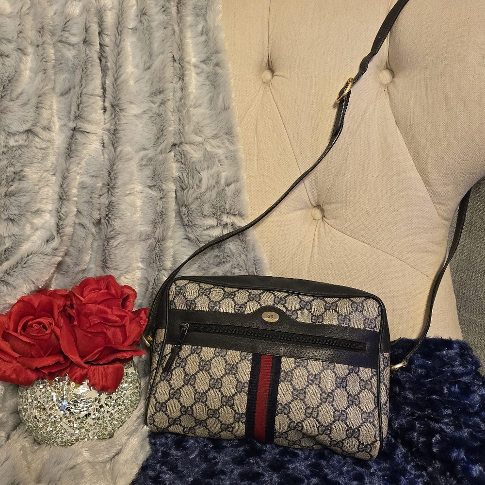 Vintage Gucci Ophidia Bag Accessory Collection Italy Designer Authentic
